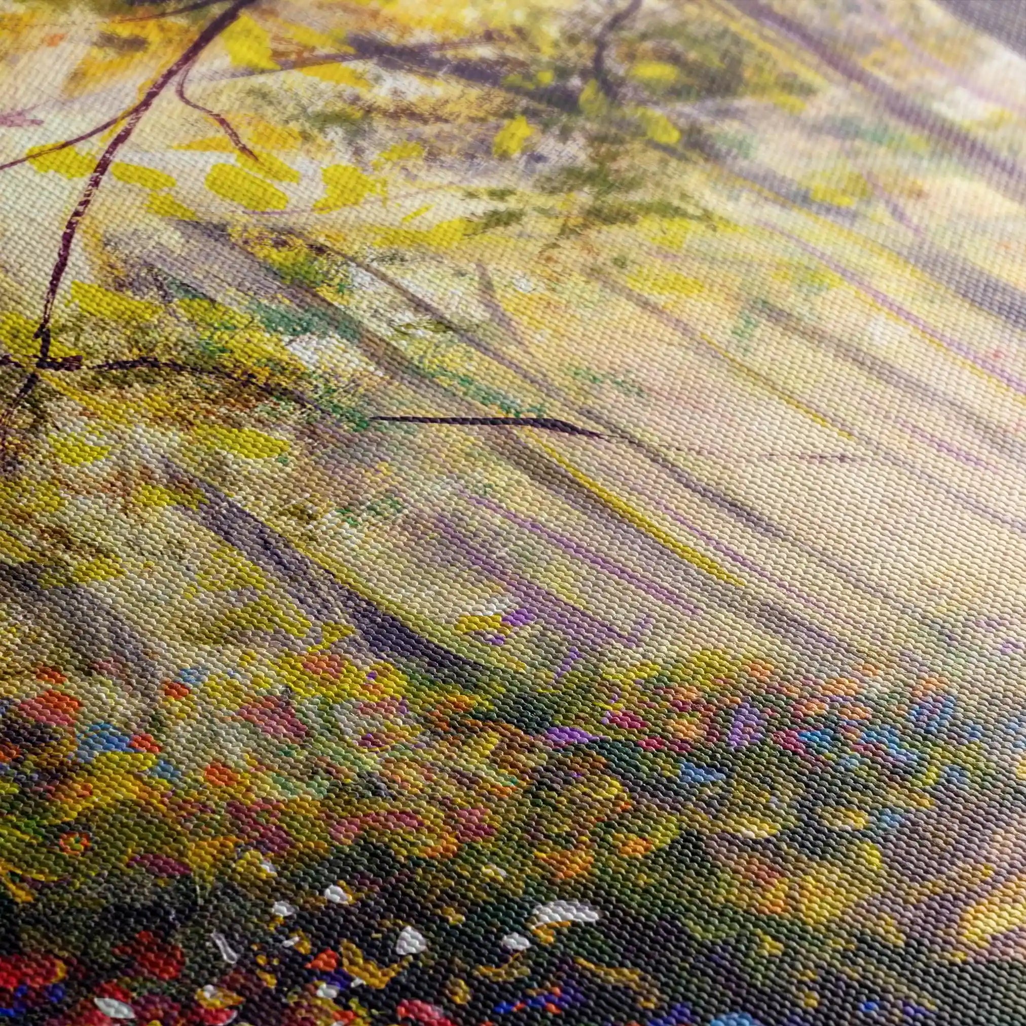 Landscape 032 Canvas Art 60 x 40 cm / Black