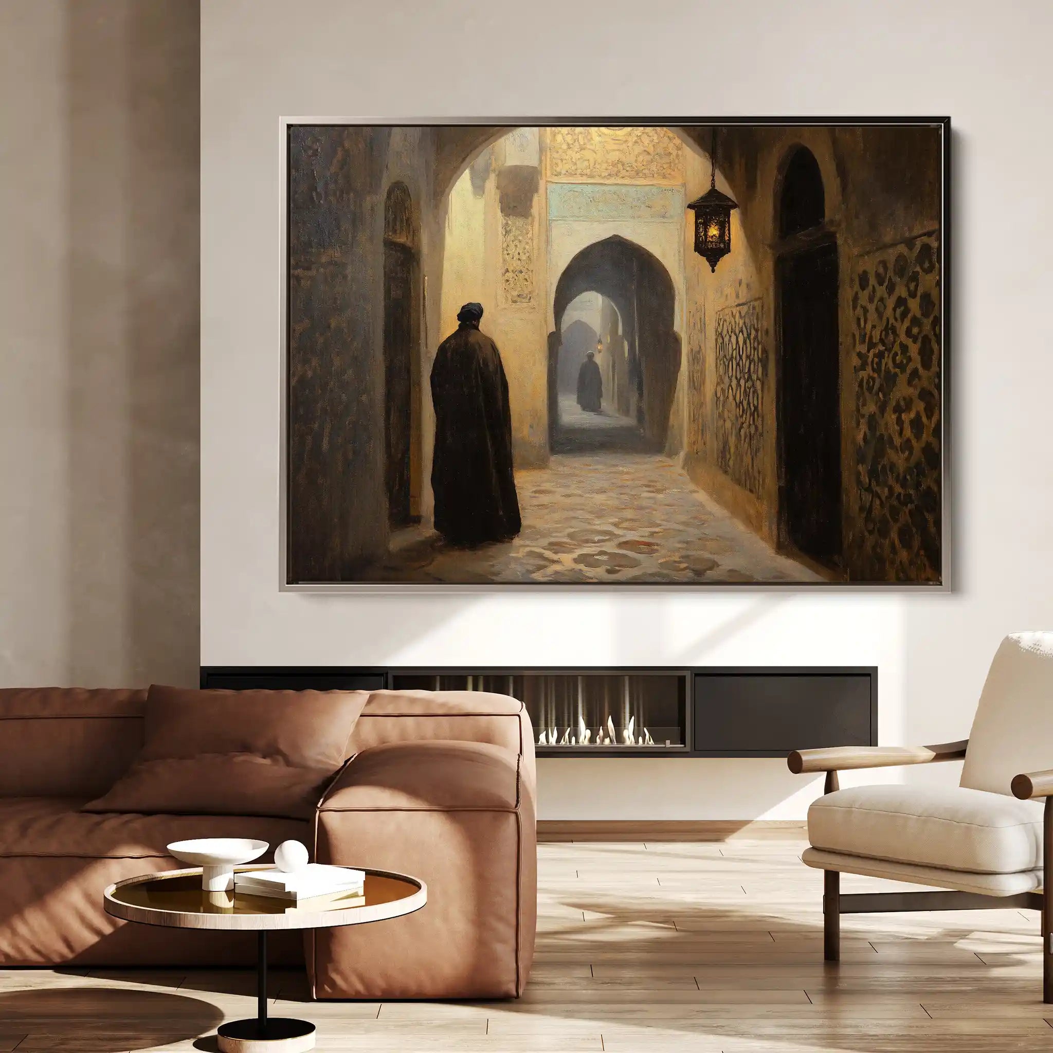 Orientalist 032 Canvas Art 60 x 40 cm / Black
