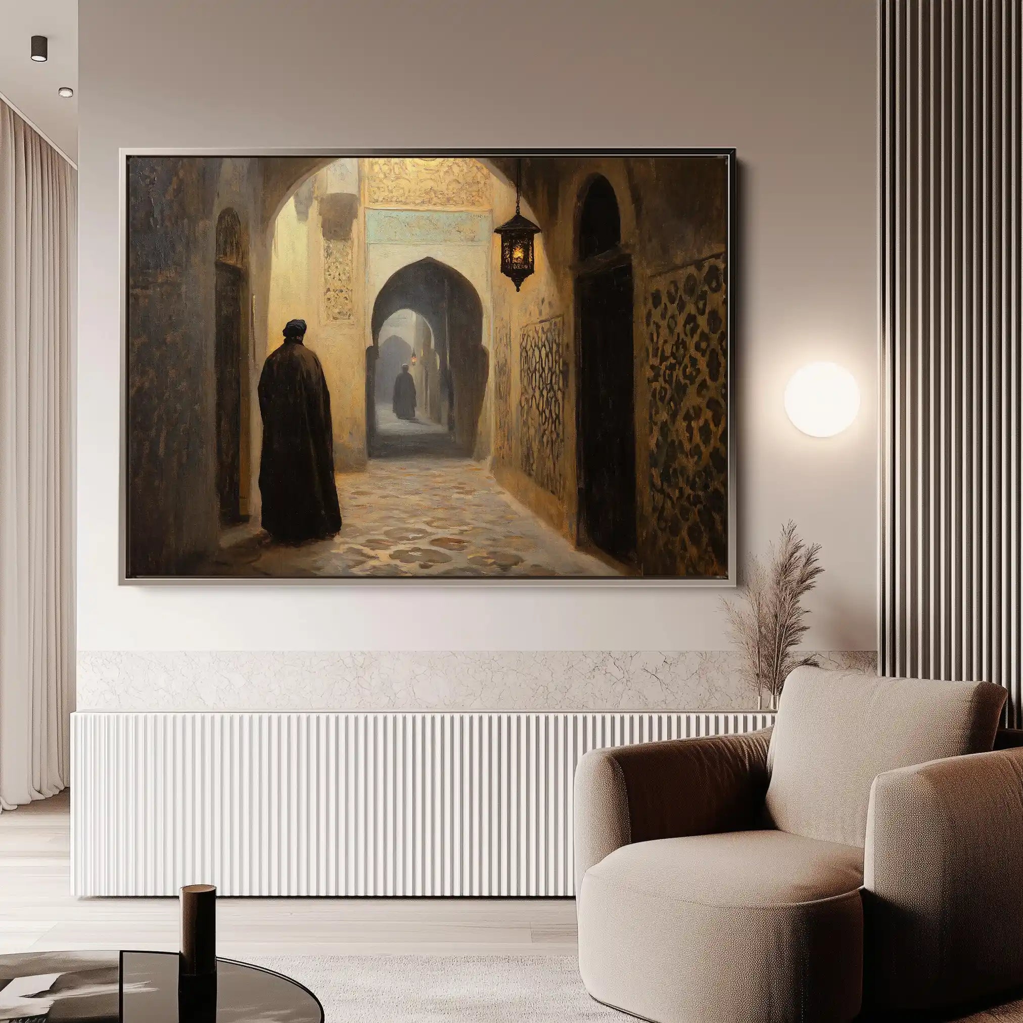 Orientalist 032 Canvas Art 60 x 40 cm / Black