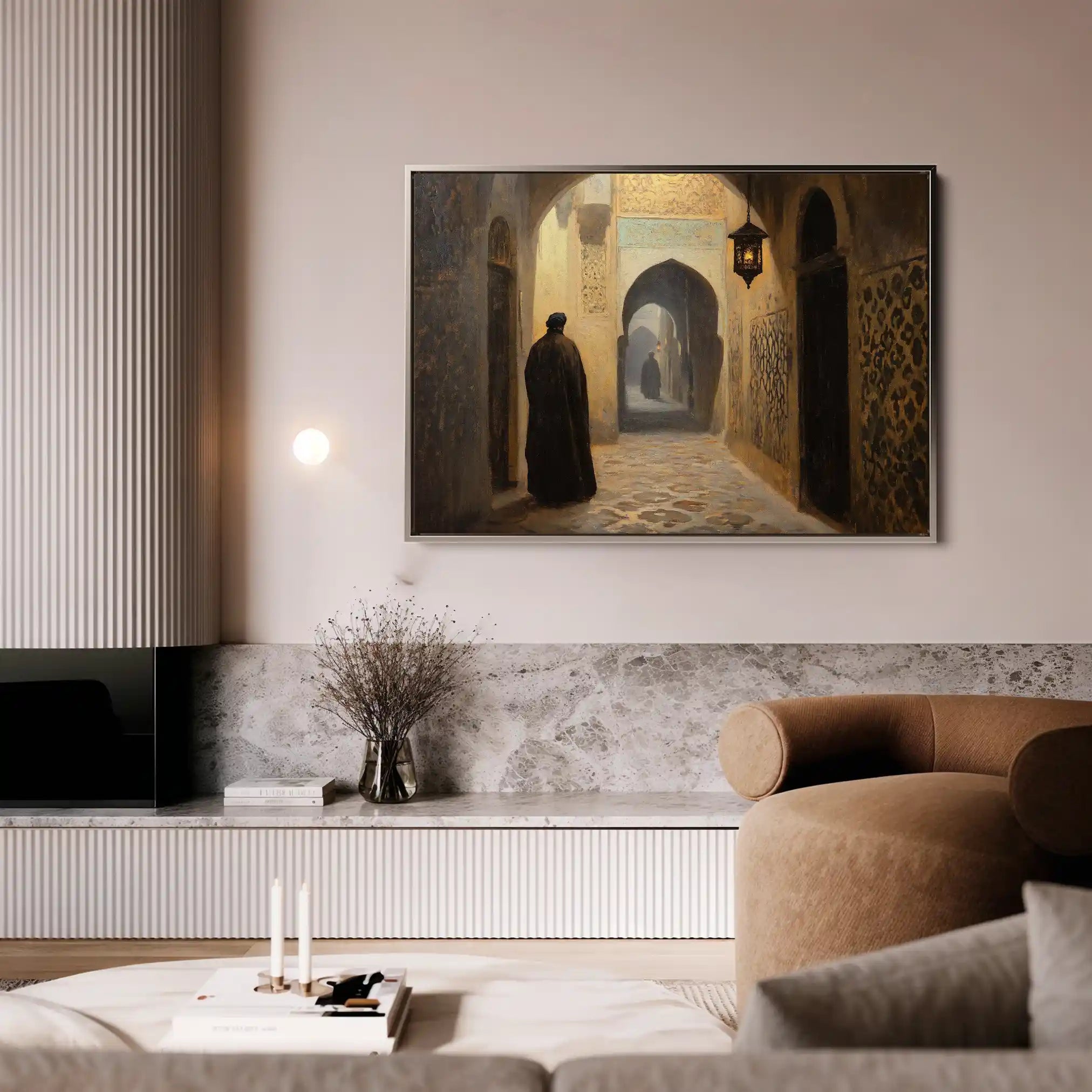 Orientalist 032 Canvas Art 60 x 40 cm / Black