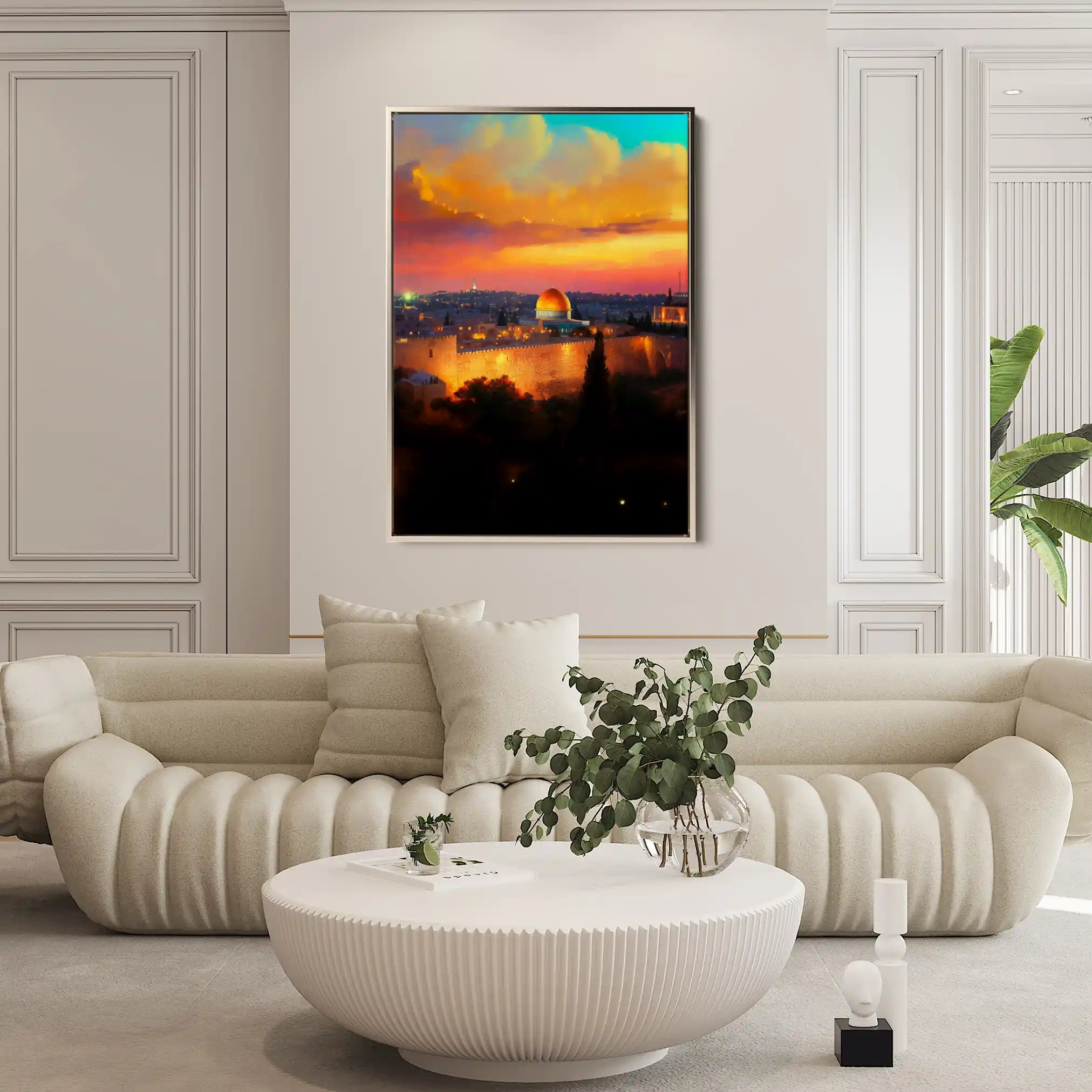 Palestine 032 Canvas Art 60 x 40 cm / Black