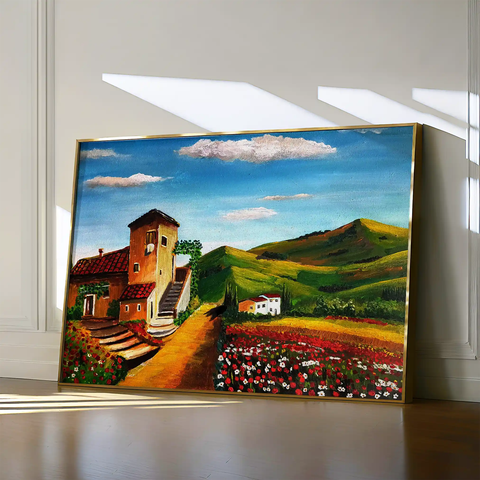 Landscape 033 Canvas Art 60 x 40 cm / Black