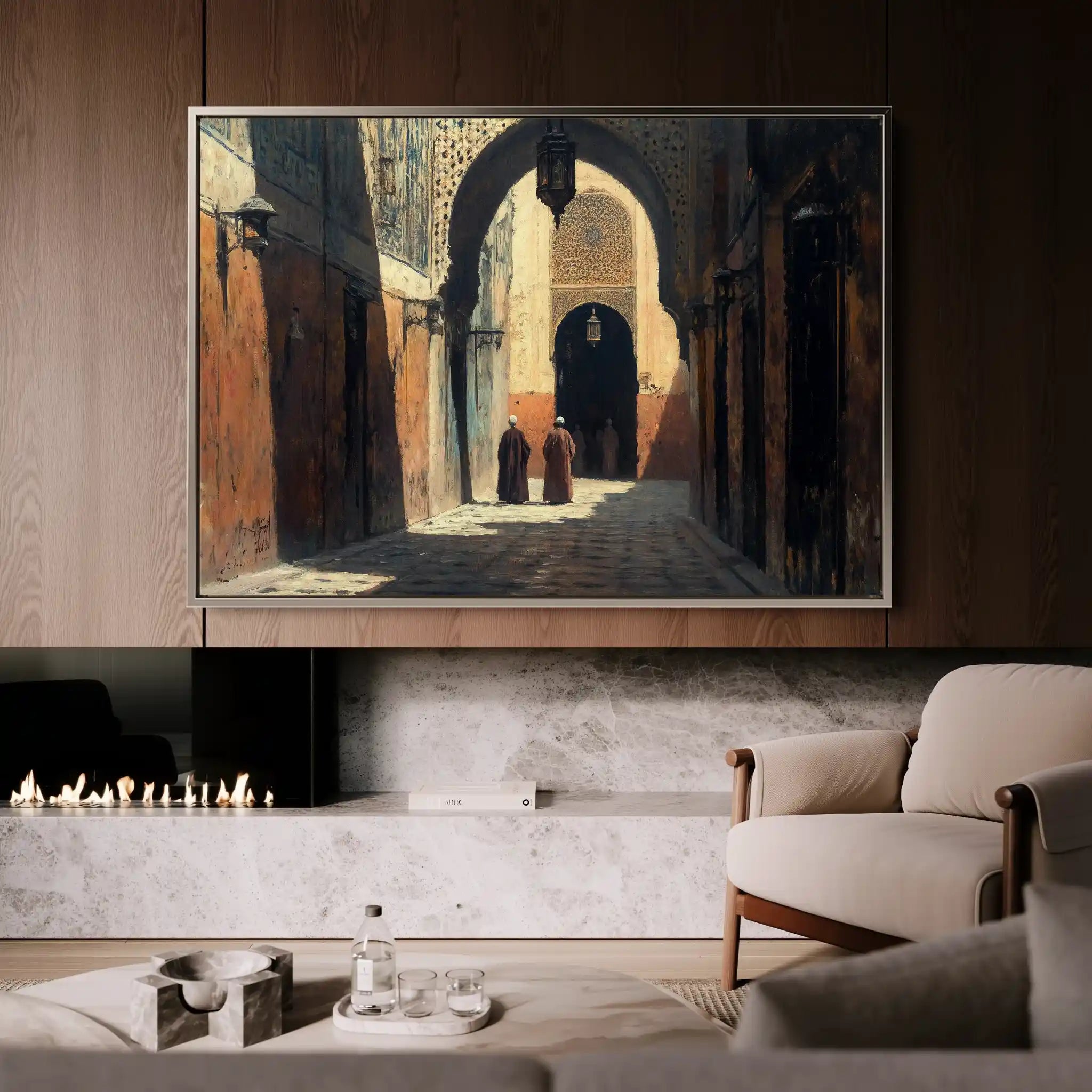 Orientalist 033 Canvas Art 60 x 40 cm / Black