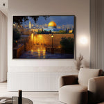 Palestine 033 Canvas Art 60 x 40 cm / Black