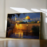 Palestine 033 Canvas Art 60 x 40 cm / Black