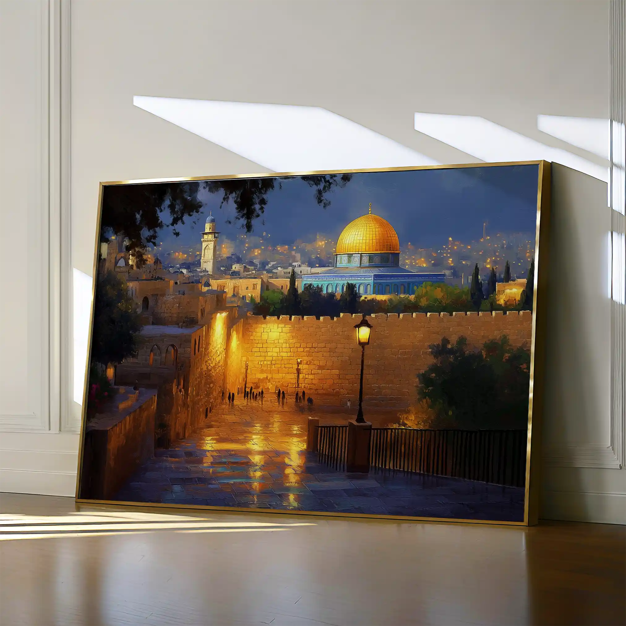 Palestine 033 Canvas Art 60 x 40 cm / Black