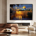 Palestine 033 Canvas Art 60 x 40 cm / Black