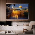 Palestine 033 Canvas Art 60 x 40 cm / Black
