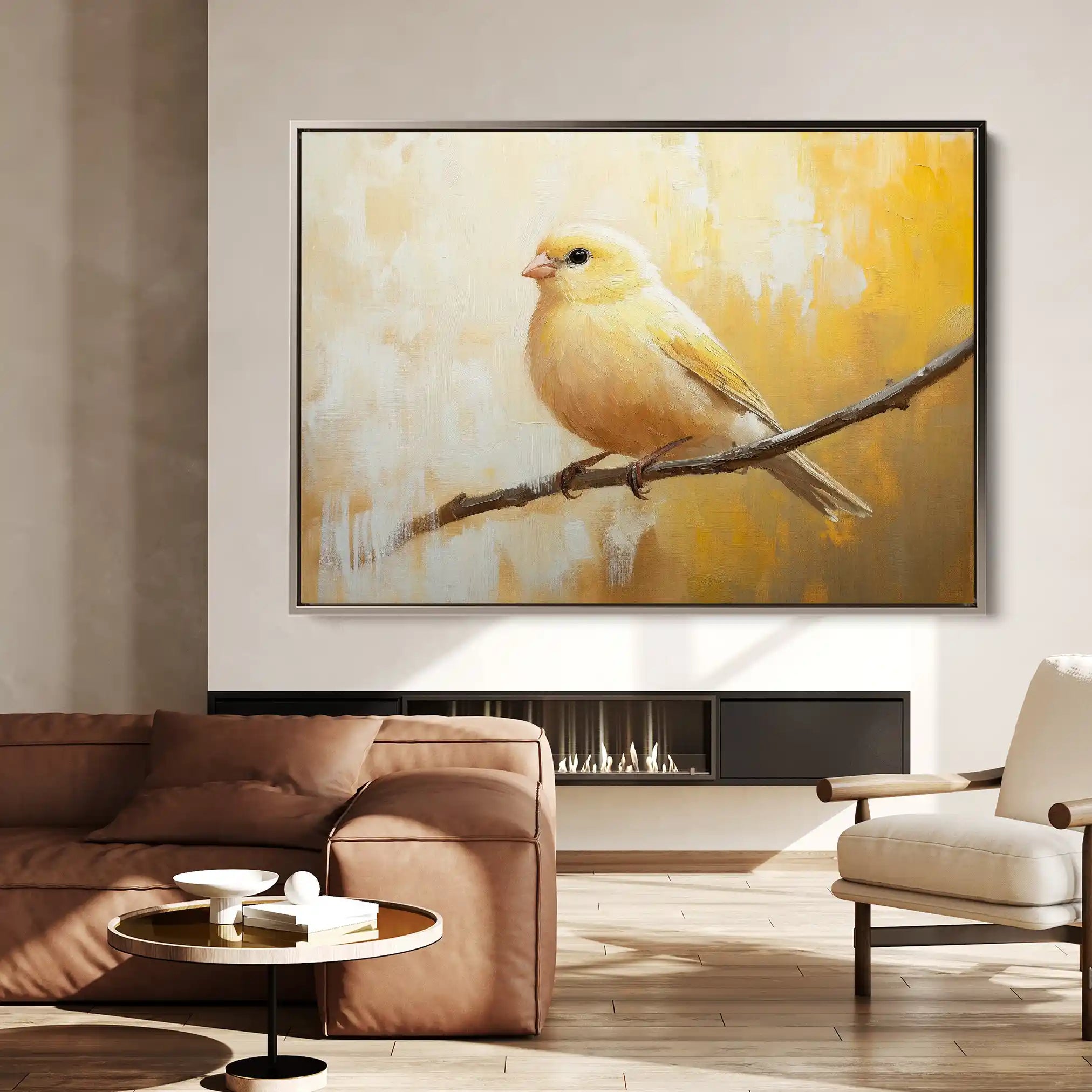 Animals 034 Canvas Art 60 x 40 cm / Black