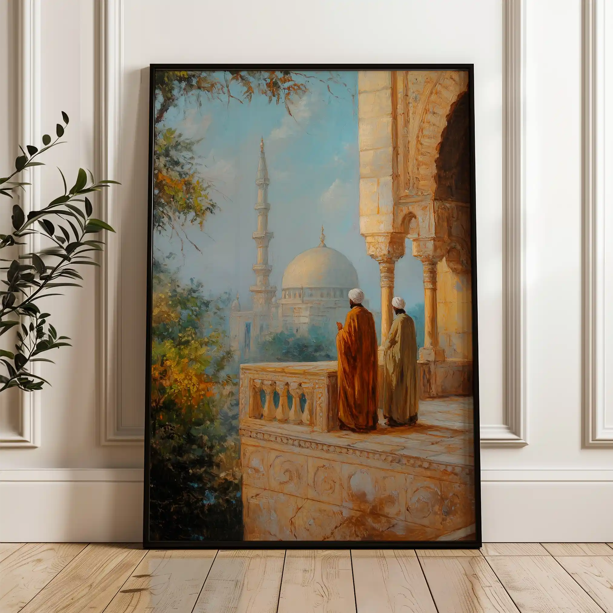 Orientalist 034 Canvas Art 60 x 40 cm / Black