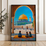 Palestine 034 Canvas Art 60 x 40 cm / Black