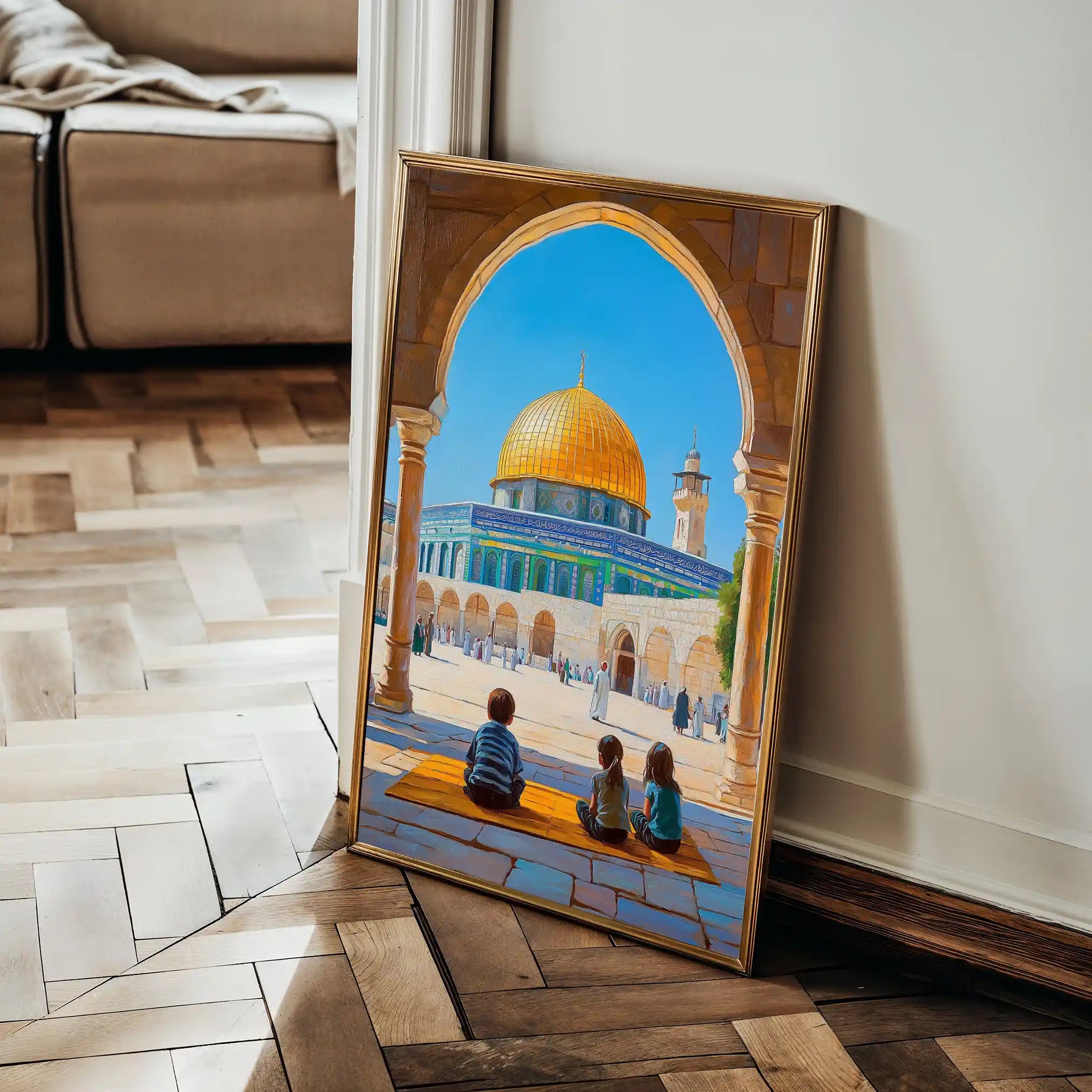 Palestine 034 Canvas Art 60 x 40 cm / Black