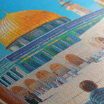 Palestine 034 Canvas Art 60 x 40 cm / Black