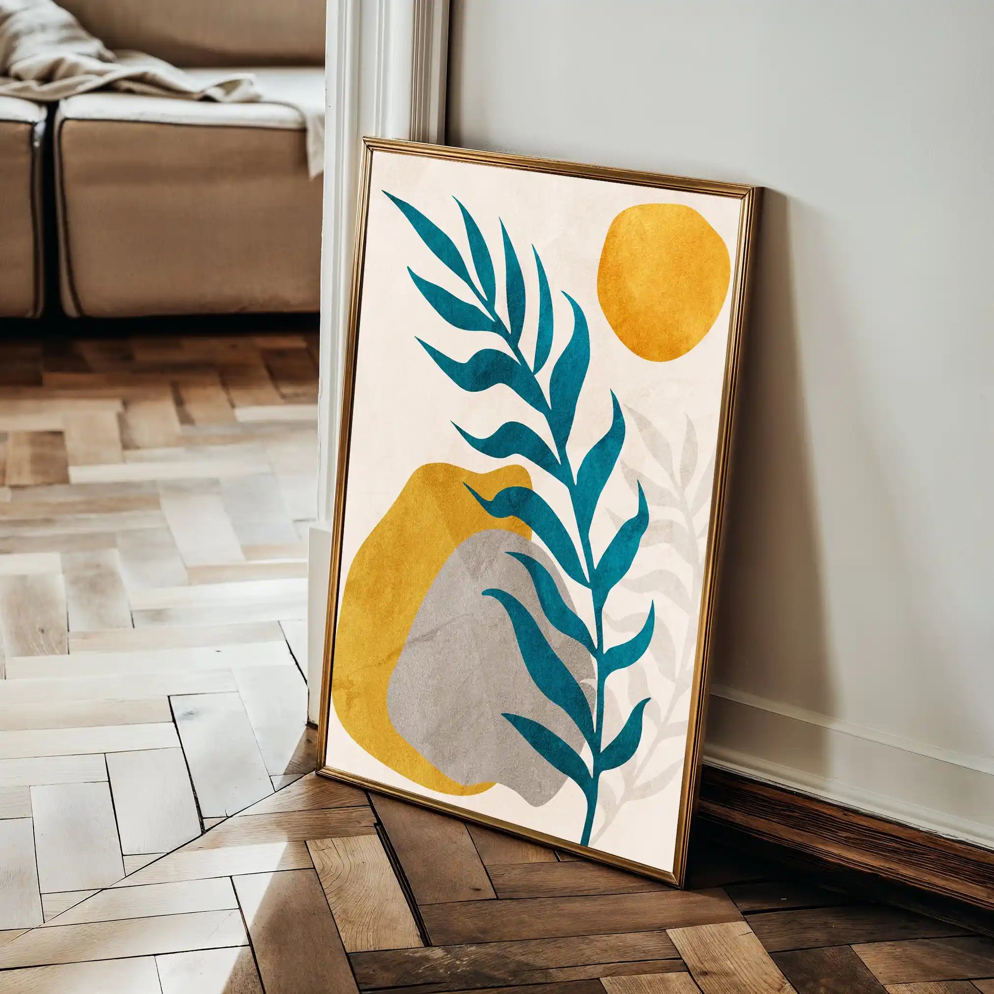 Boho 035 Canvas Art 60 x 40 cm / Black