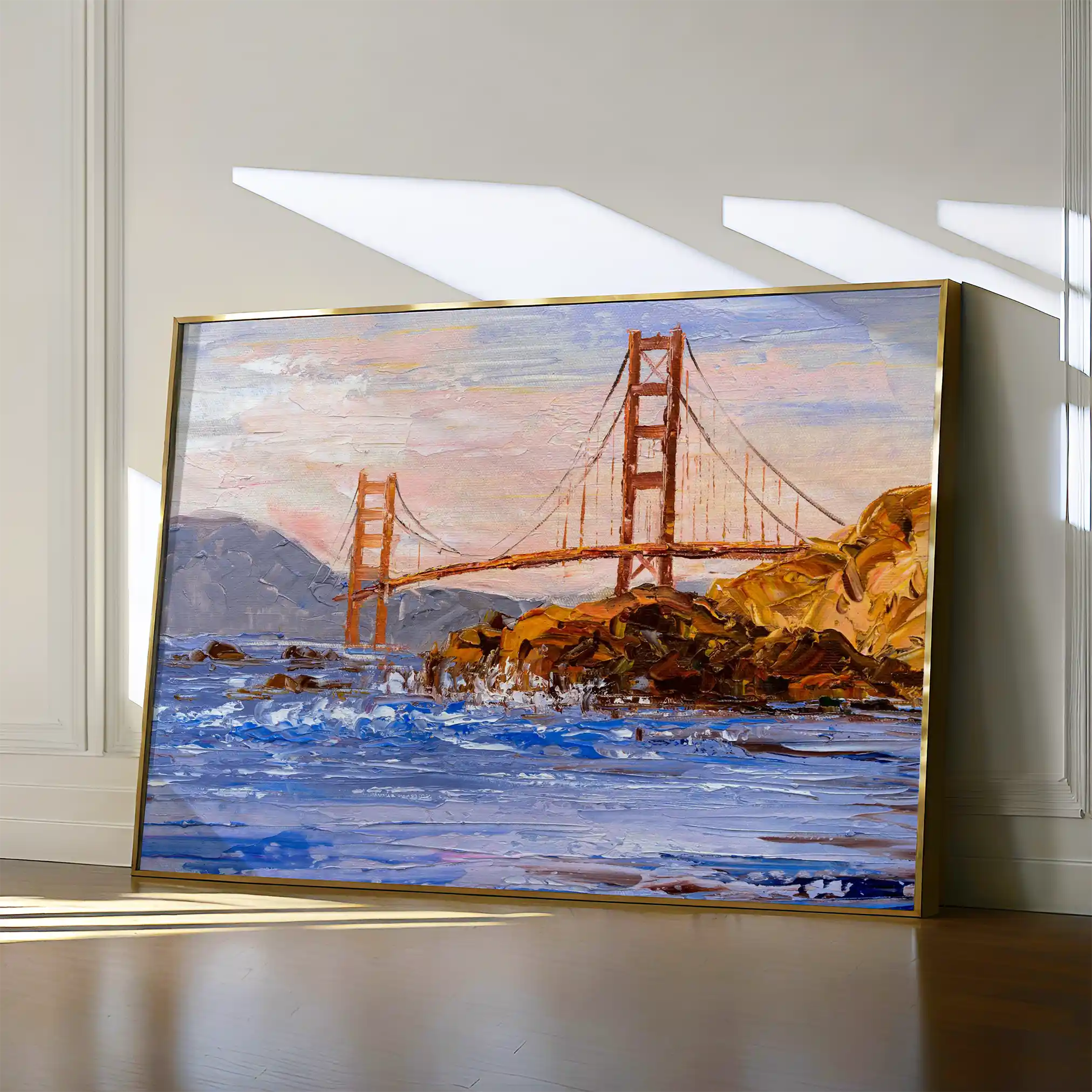 Landscape 035 Canvas Art 60 x 40 cm / Black