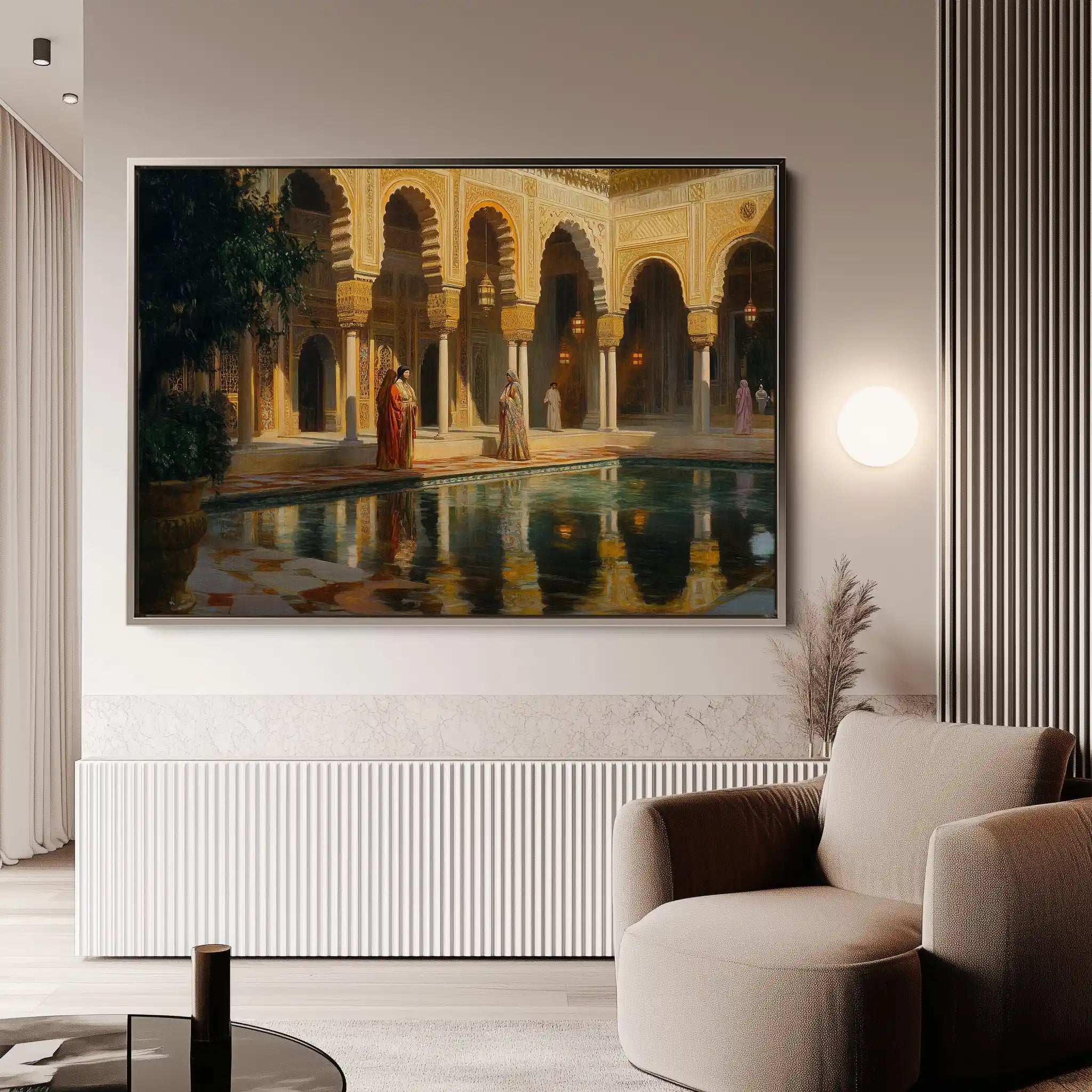Orientalist 035 Canvas Art 60 x 40 cm / Black