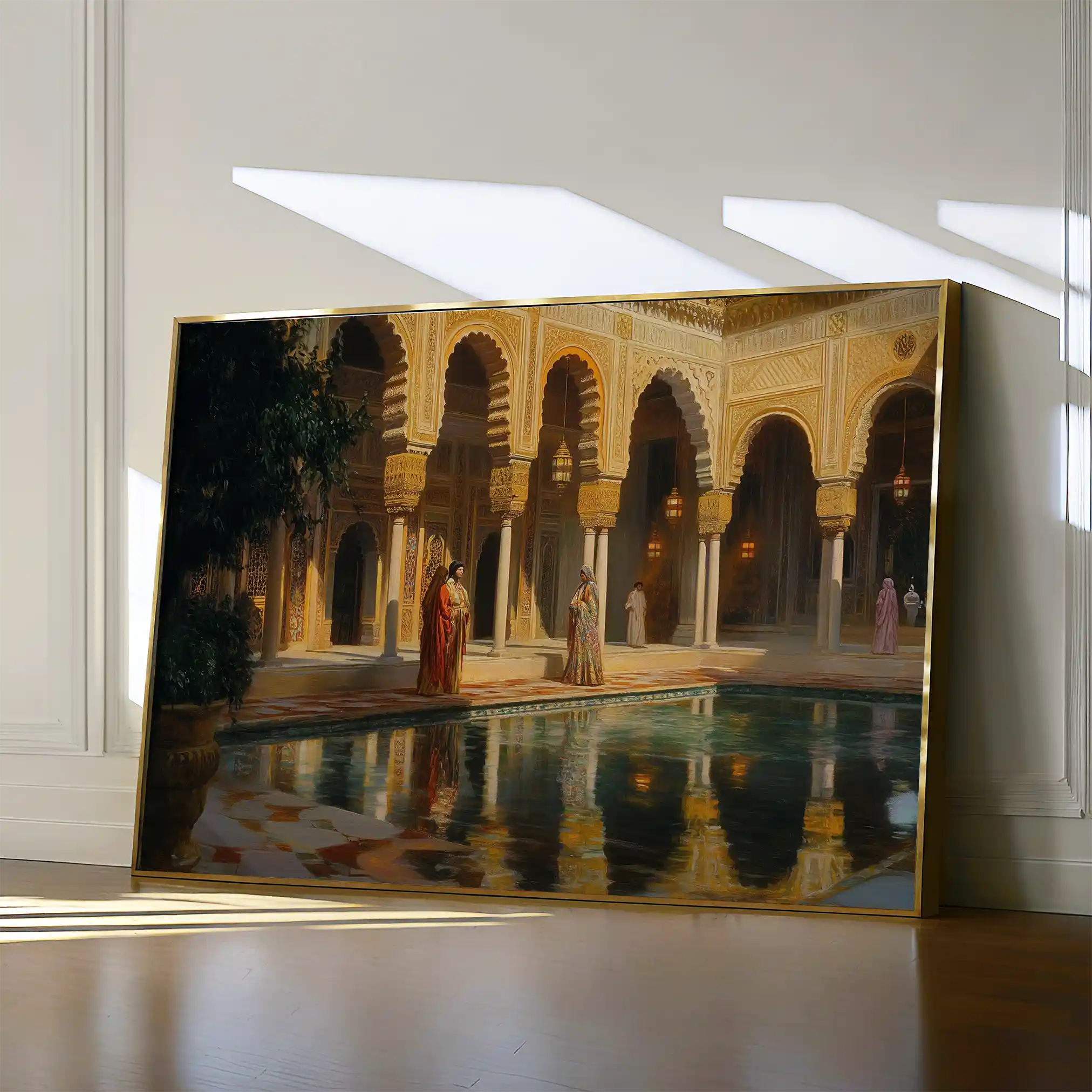 Orientalist 035 Canvas Art 60 x 40 cm / Black