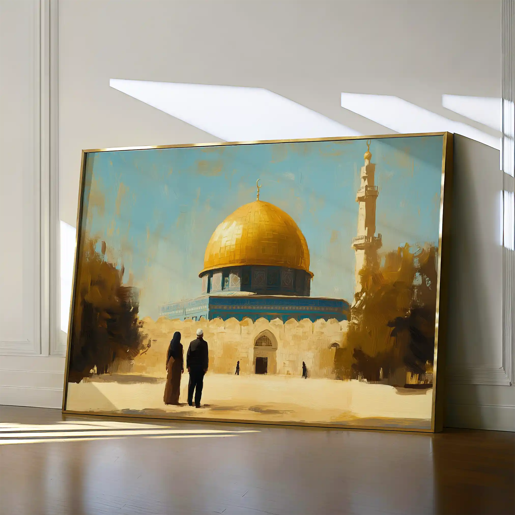 Palestine 035 Canvas Art 60 x 40 cm / Black
