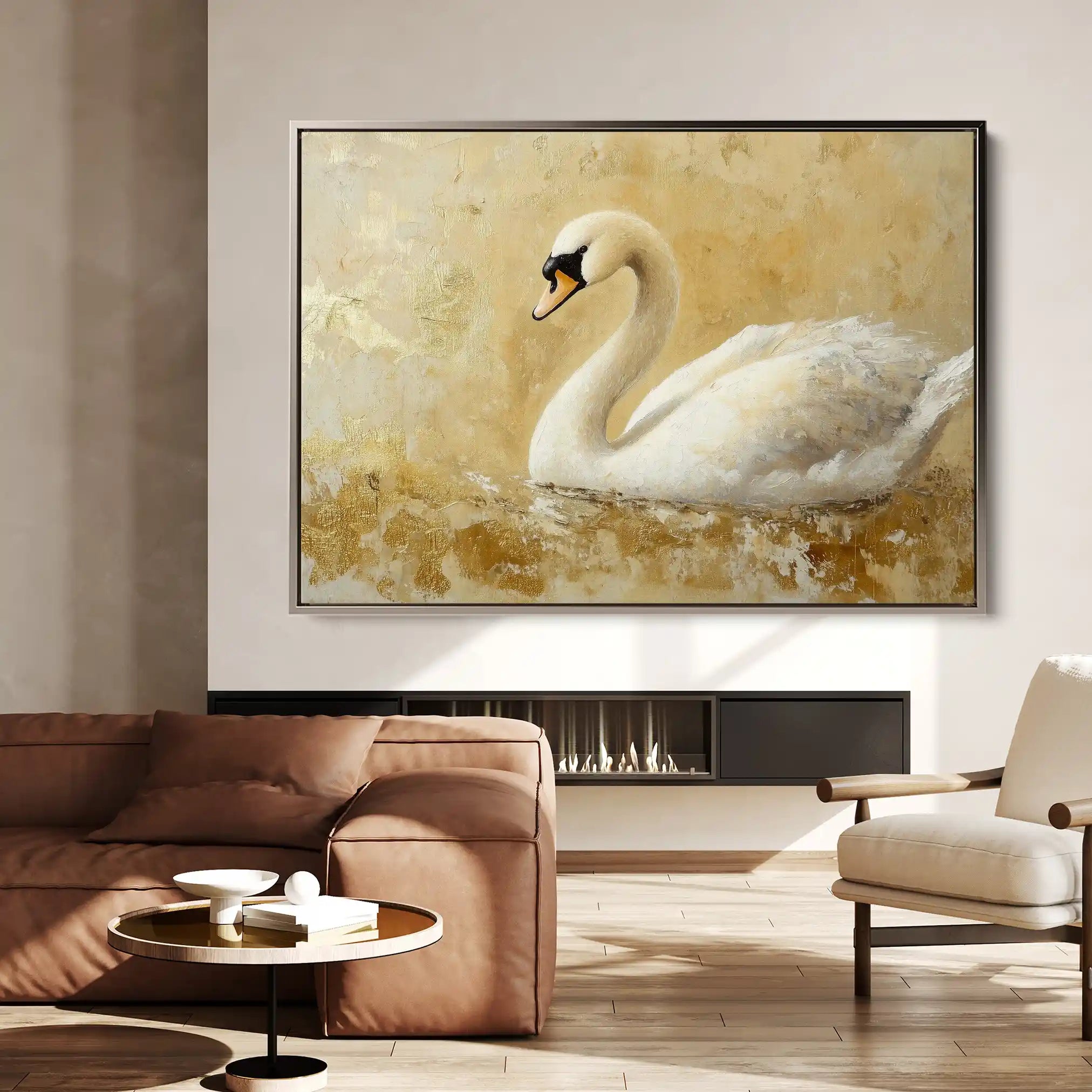 Animals 036 Canvas Art 60 x 40 cm / Black