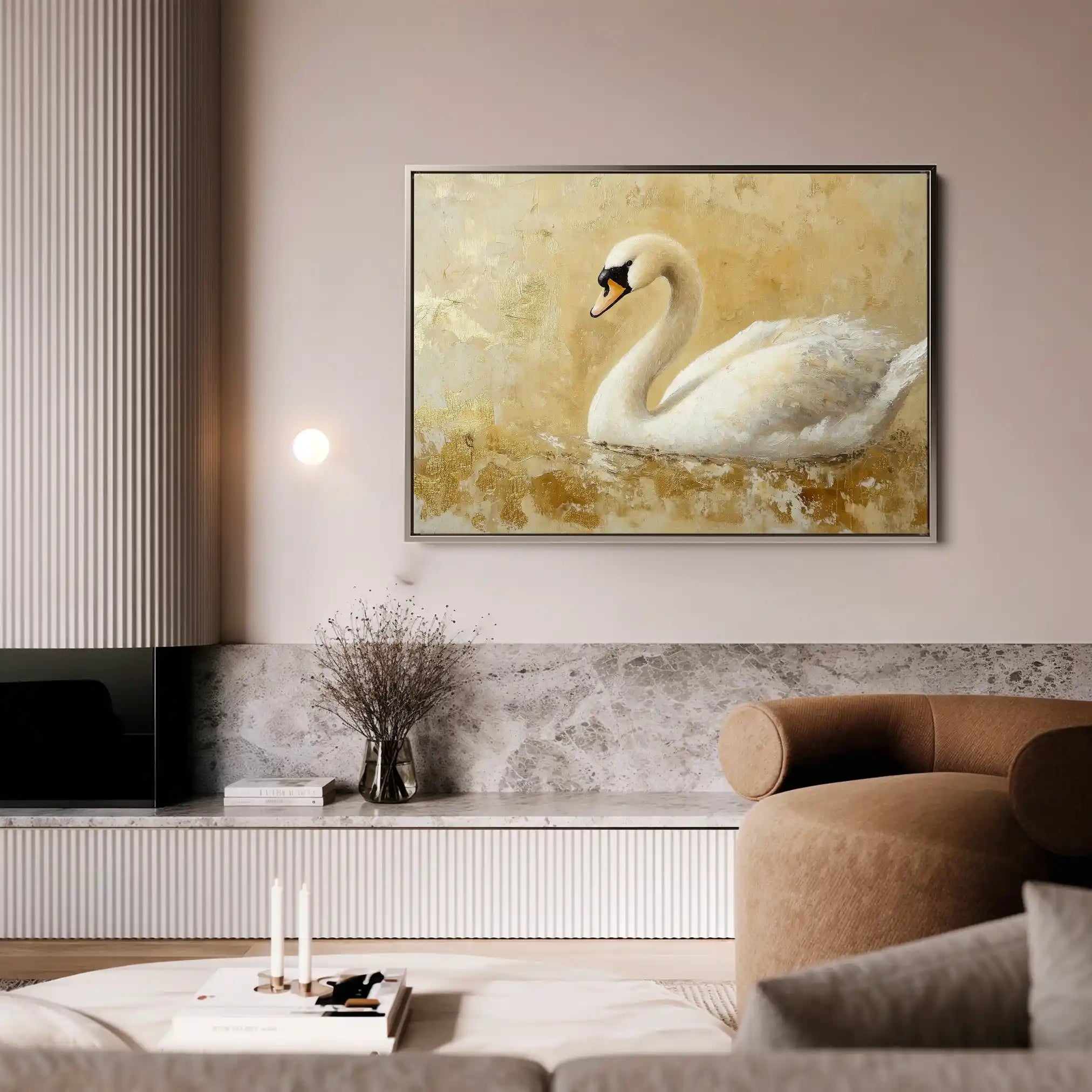 Animals 036 Canvas Art 60 x 40 cm / Black