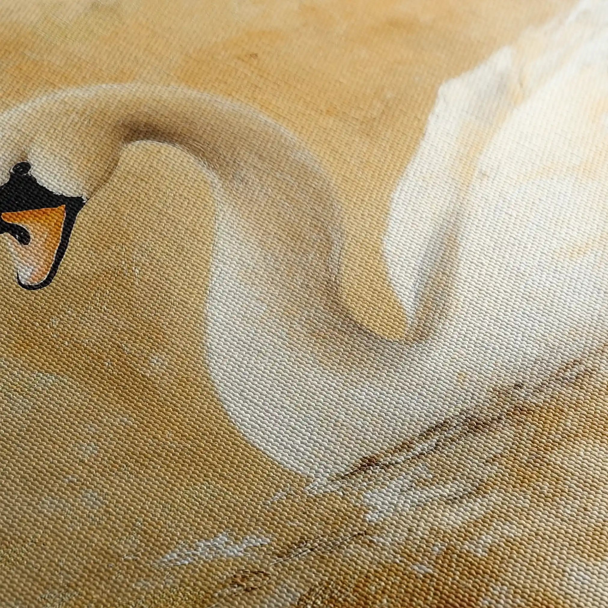 Animals 036 Canvas Art 60 x 40 cm / Black