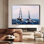 Landscape 036 Canvas Art 60 x 40 cm / Black