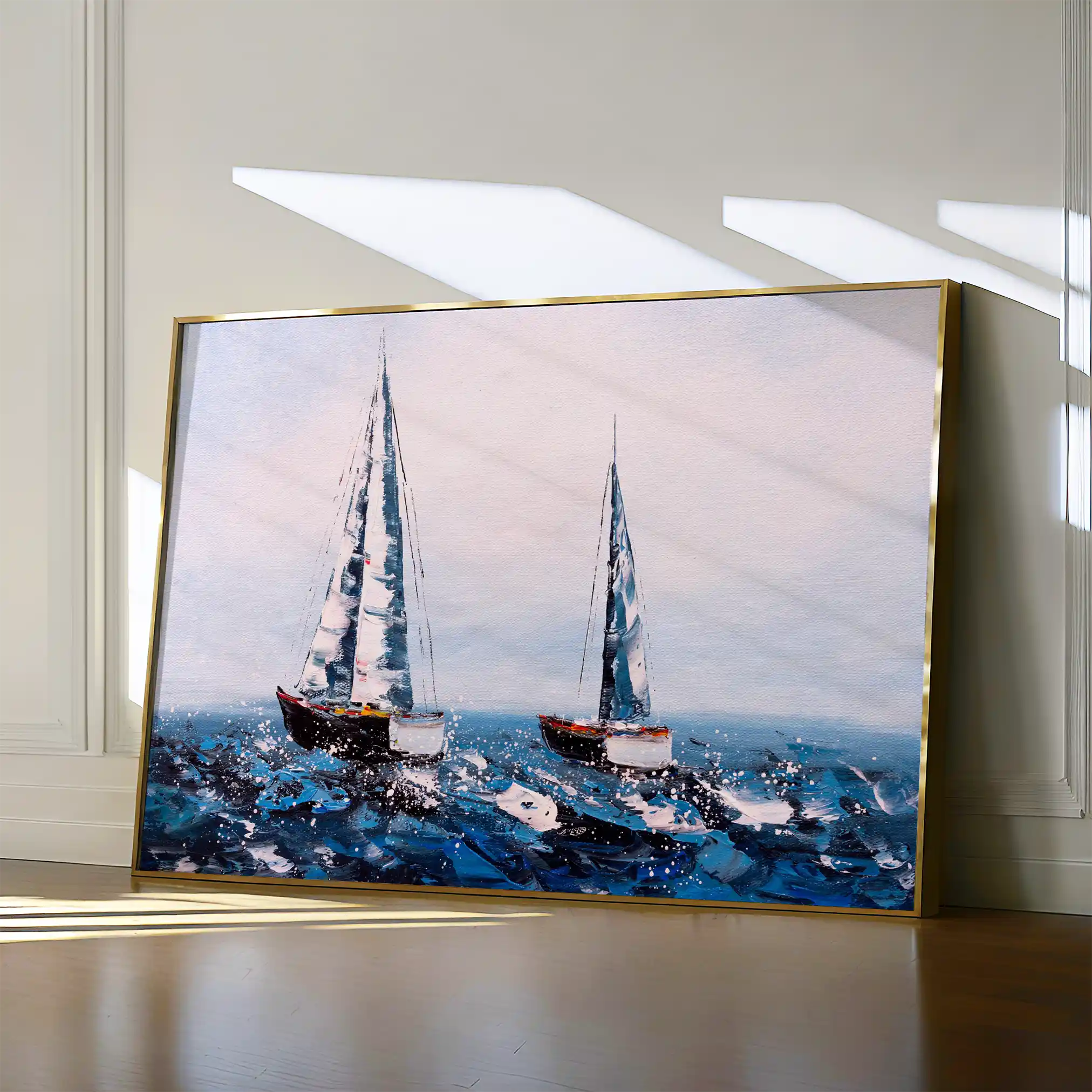 Landscape 036 Canvas Art 60 x 40 cm / Black