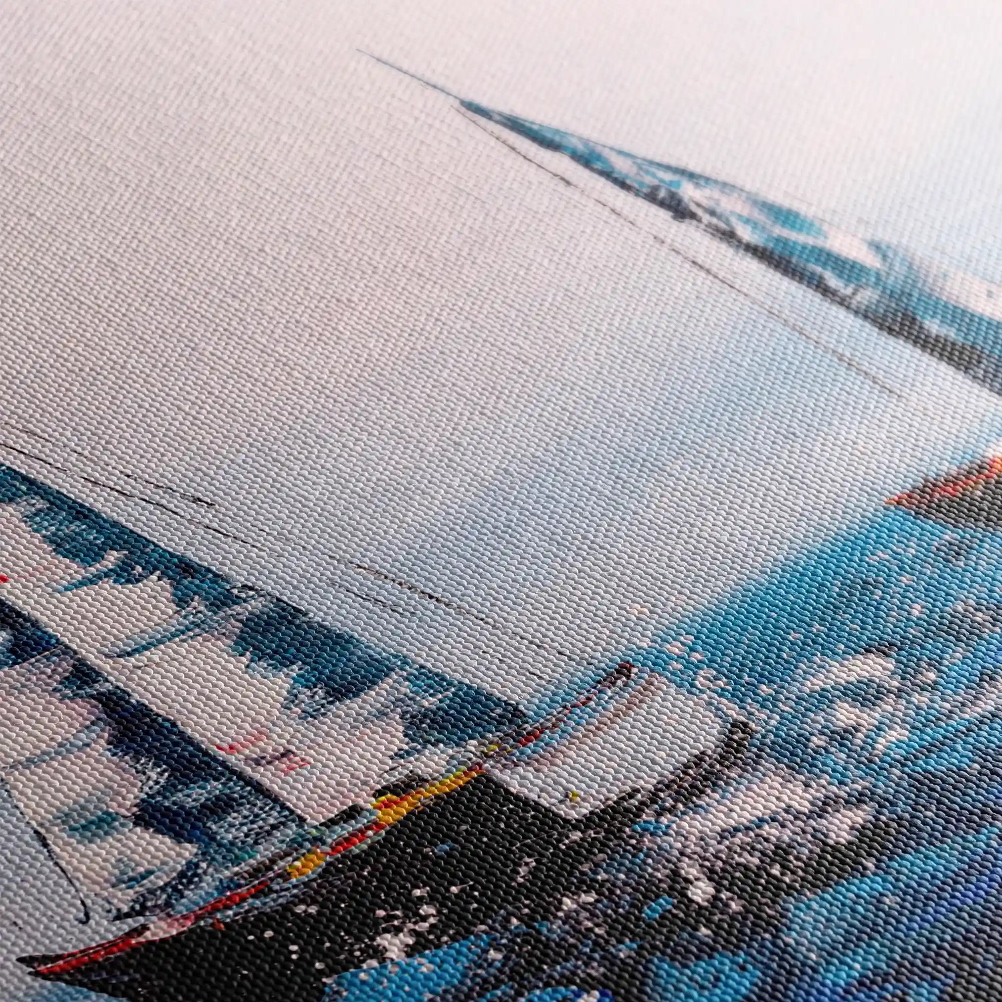 Landscape 036 Canvas Art 60 x 40 cm / Black