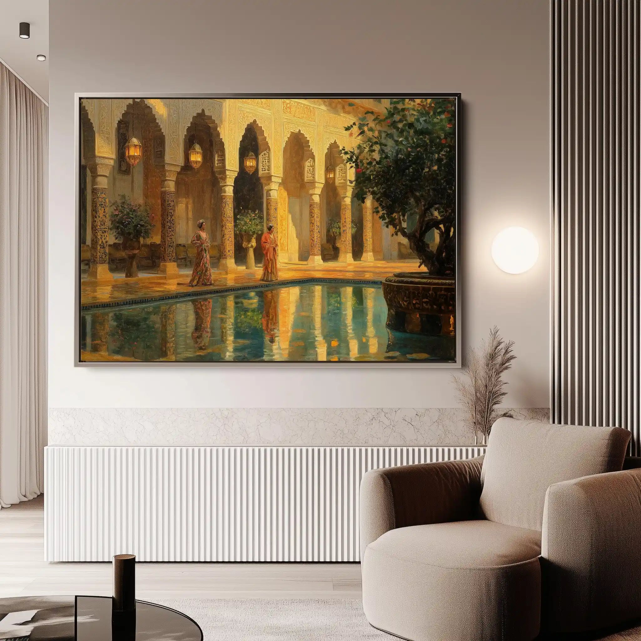 Orientalist 036 Canvas Art 60 x 40 cm / Black