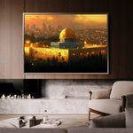 Palestine 036 Canvas Art 60 x 40 cm / Black