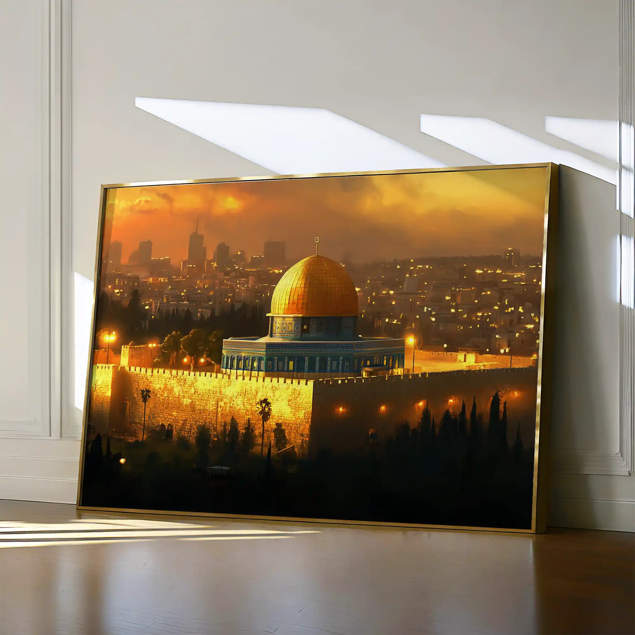 Palestine 036 Canvas Art 60 x 40 cm / Black