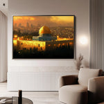 Palestine 036 Canvas Art 60 x 40 cm / Black