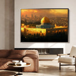 Palestine 036 Canvas Art 60 x 40 cm / Black