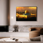Palestine 036 Canvas Art 60 x 40 cm / Black