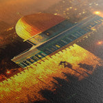 Palestine 036 Canvas Art 60 x 40 cm / Black