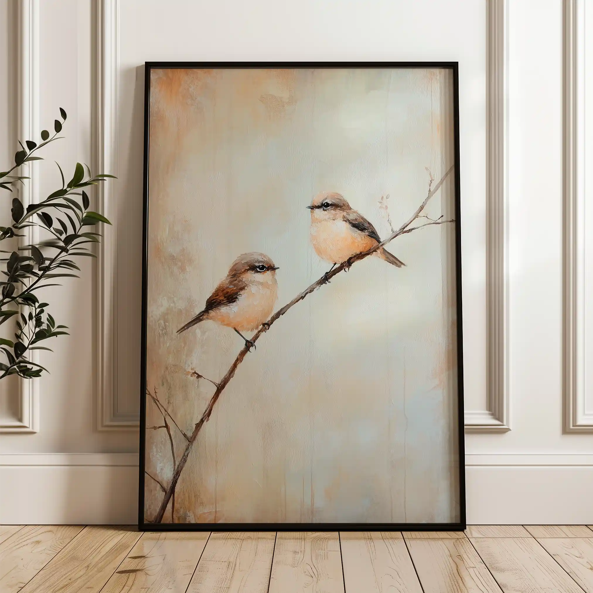 Animals 037 Canvas Art 60 x 40 cm / Black