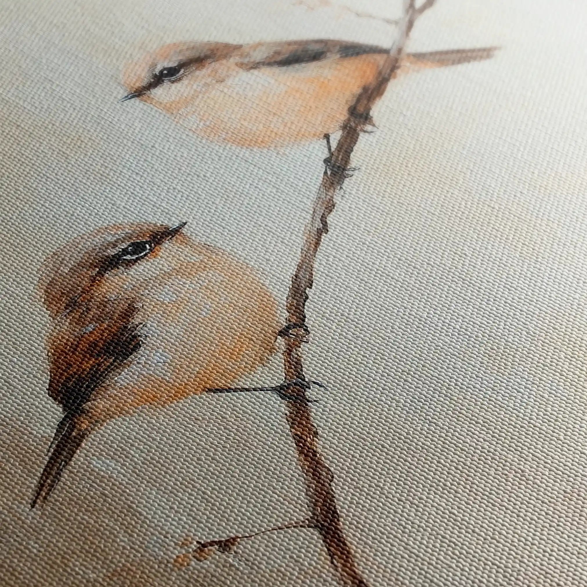 Animals 037 Canvas Art 60 x 40 cm / Black