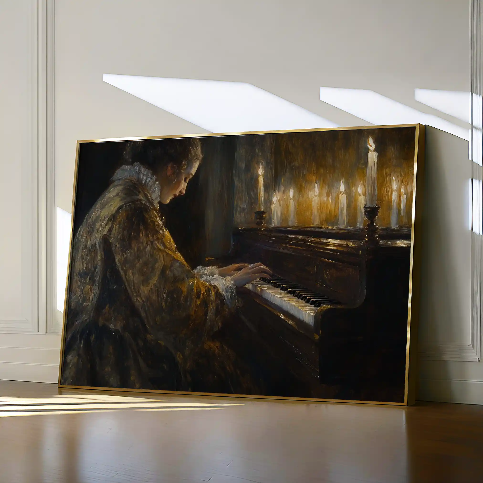 Classic 037 Canvas Art 60 x 40 cm / Black