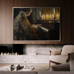 Classic 037 Canvas Art 60 x 40 cm / Black