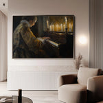 Classic 037 Canvas Art 60 x 40 cm / Black
