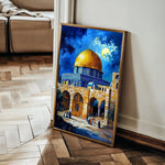 Palestine 037 Canvas Art 60 x 40 cm / Black