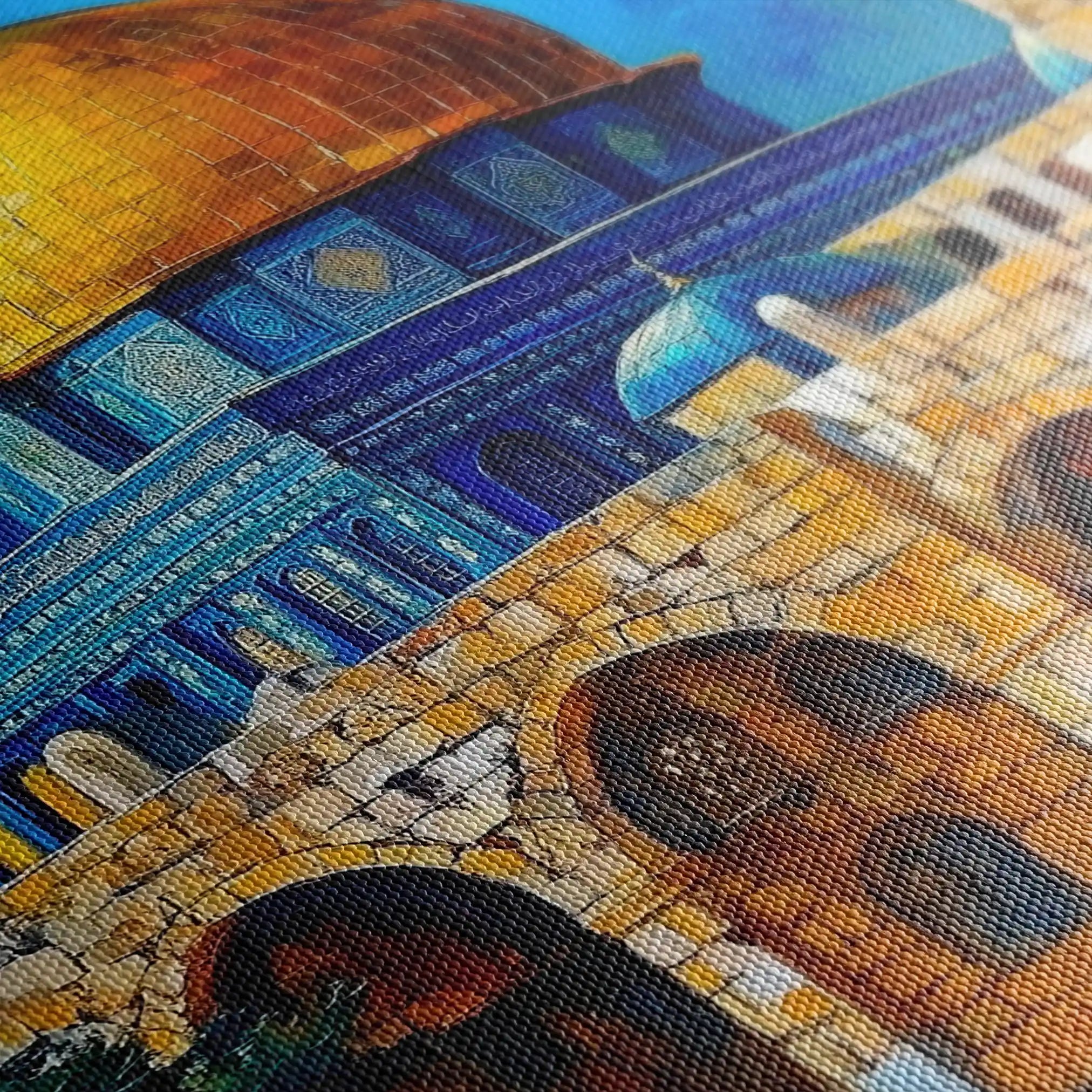 Palestine 037 Canvas Art 60 x 40 cm / Black