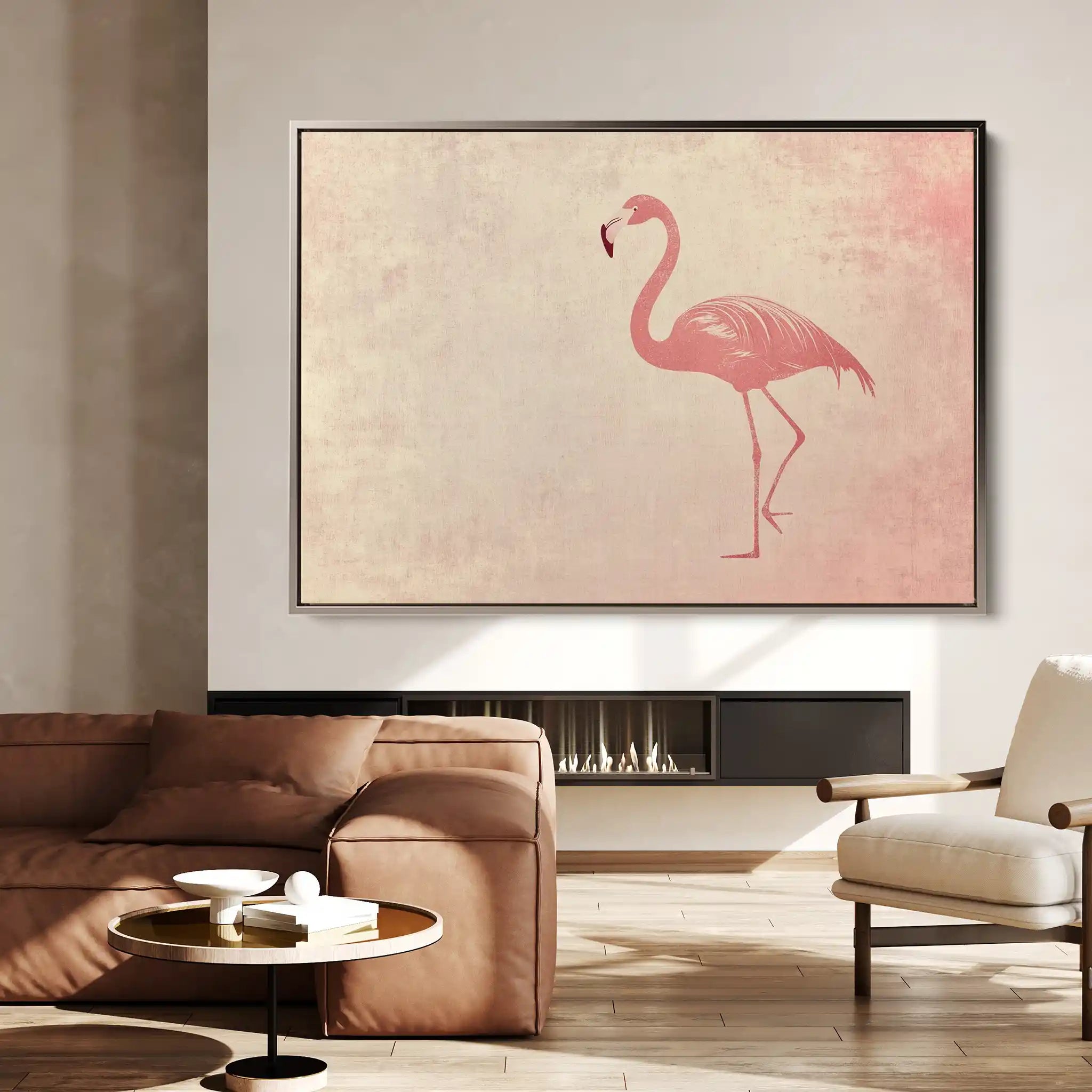 Animals 038 Canvas Art 60 x 40 cm / Black