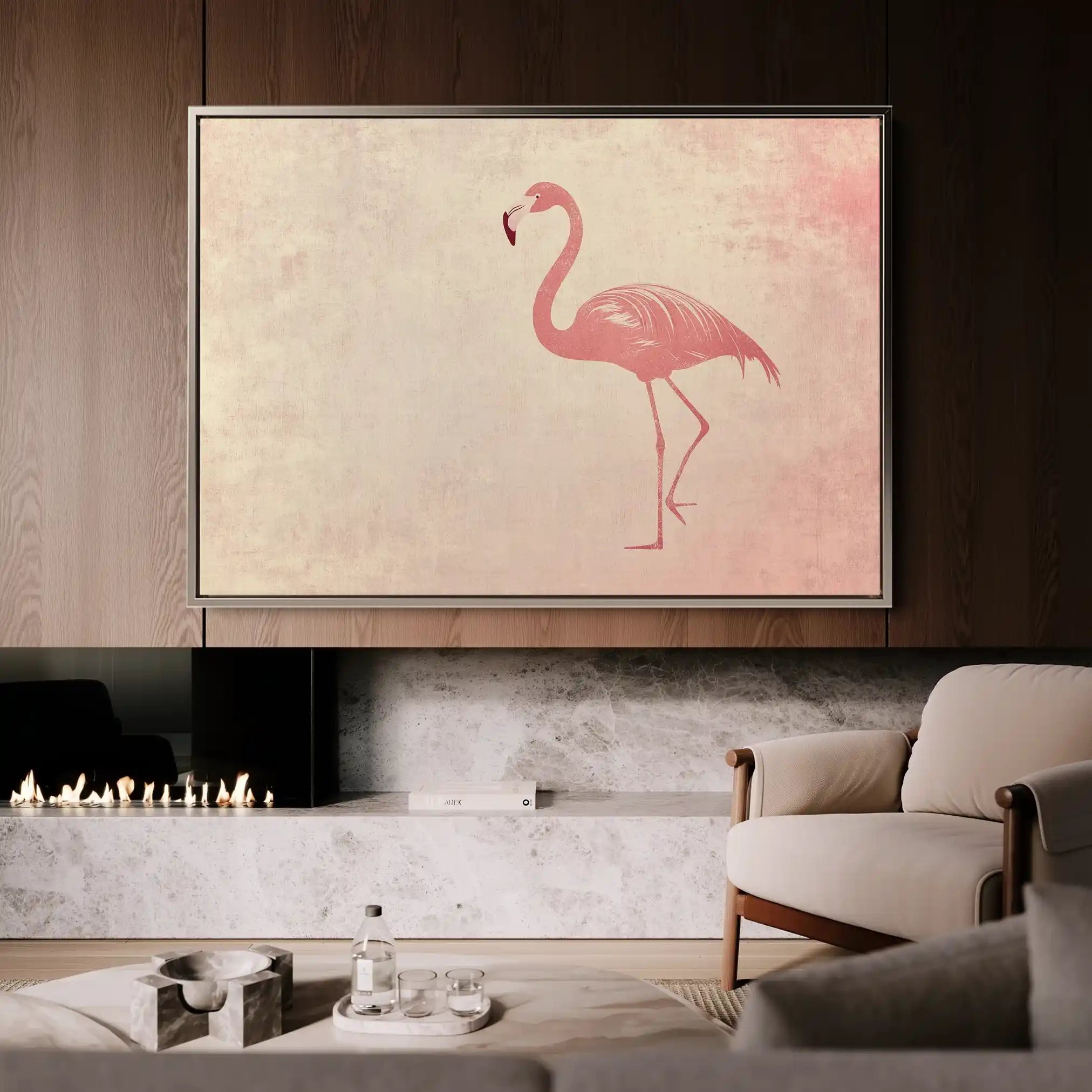 Animals 038 Canvas Art 60 x 40 cm / Black