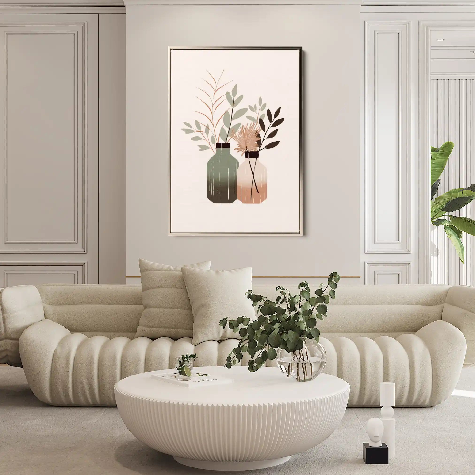 Boho 038 Canvas Art 60 x 40 cm / Black