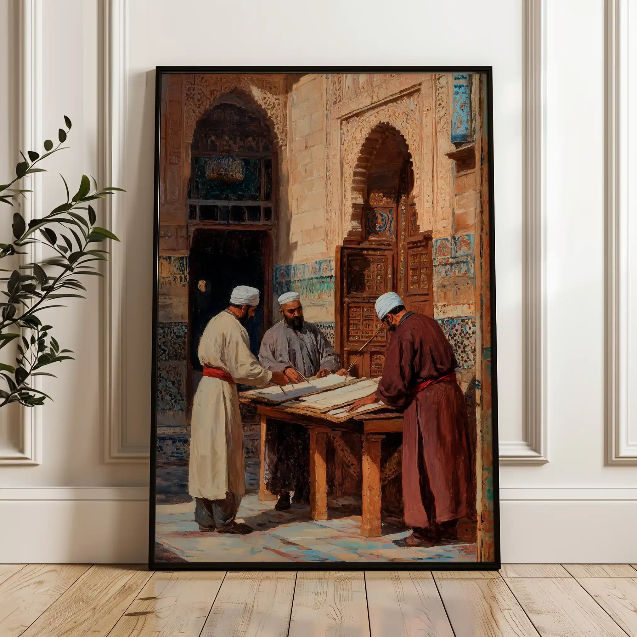 Orientalist 038 Canvas Art 60 x 40 cm / Black