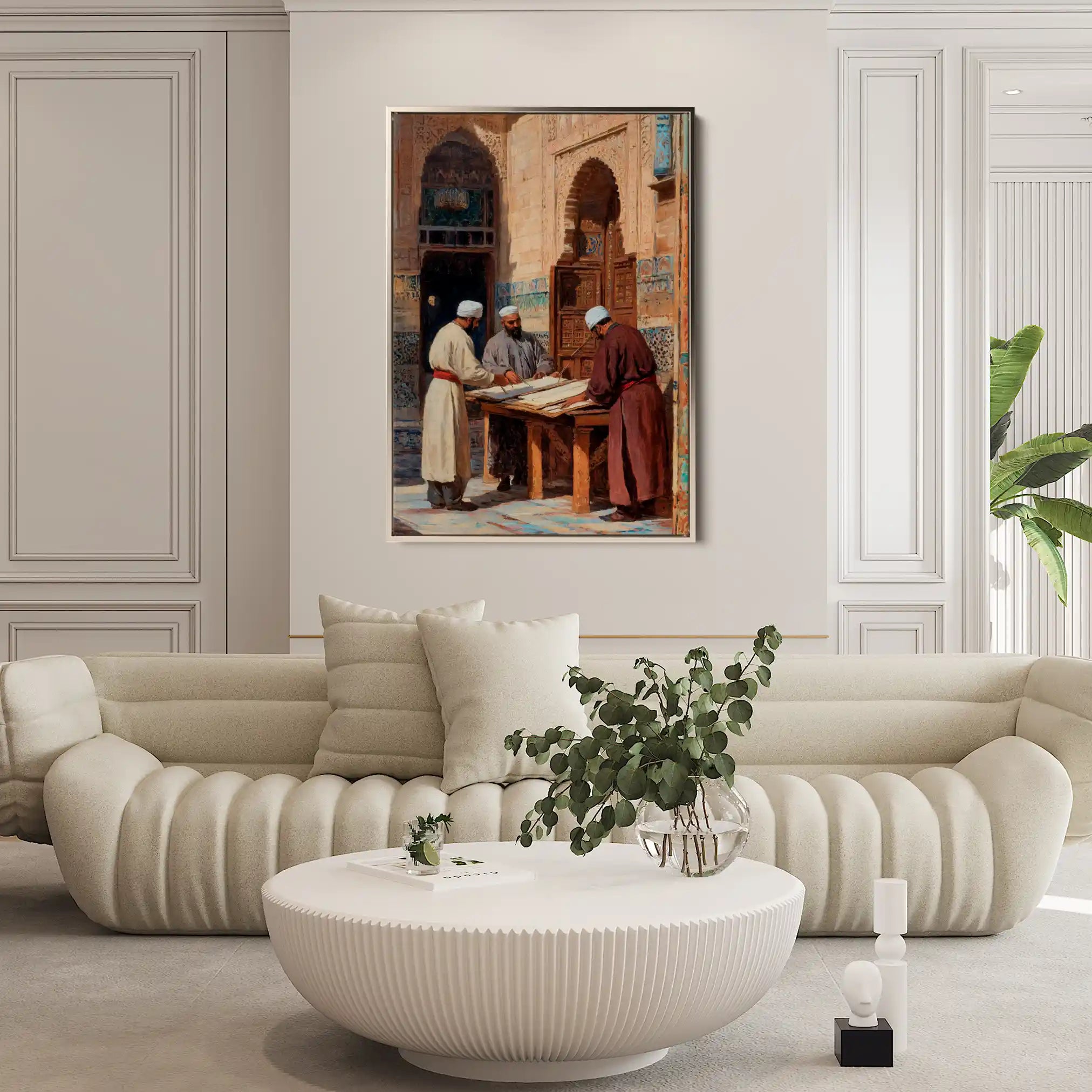 Orientalist 038 Canvas Art 60 x 40 cm / Black