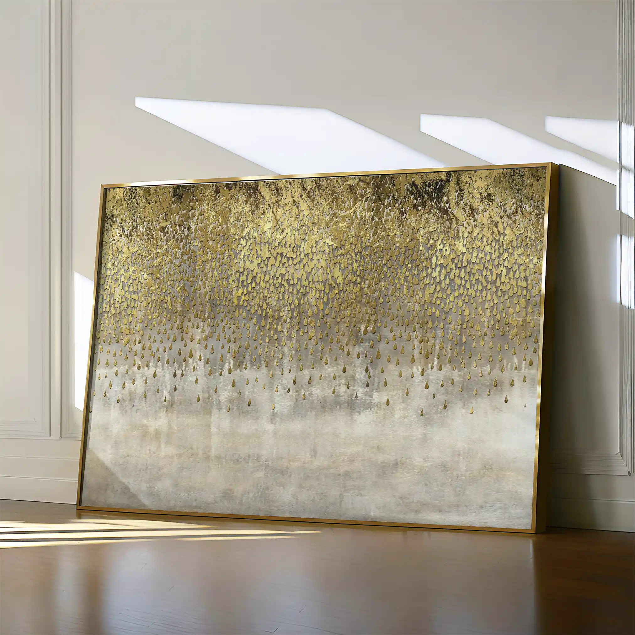 Abstract 039 Canvas Art 60 x 40 cm / Black