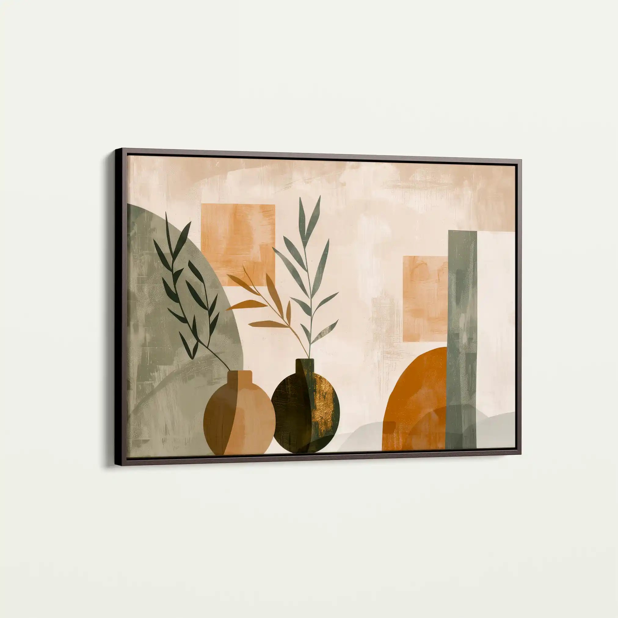 Boho 039 Canvas Art 60 x 40 cm / Black