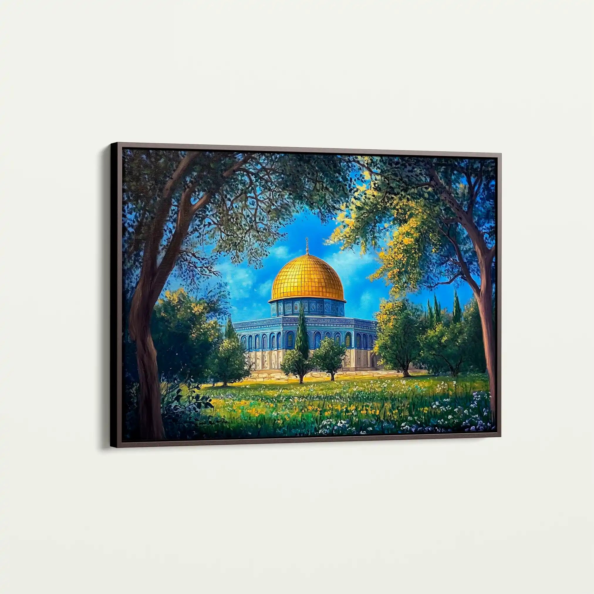 Palestine 039 Canvas Art 60 x 40 cm / Black